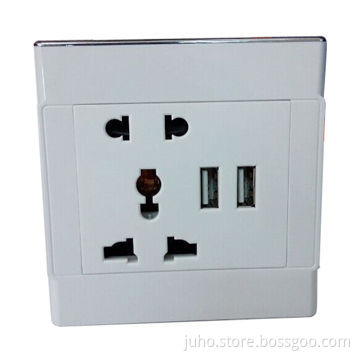 USB charger for iPhone, electric socket UK